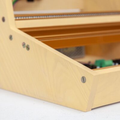 10U 60HP – YELLOW coloured Eurorack case with GOLD rails
