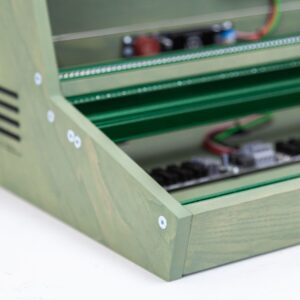 10U 84HP GREEN coloured Eurorack case with GREEN rails (Superbooth Special Edition)