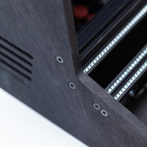 10U 104HP Eurorack case in BLACK