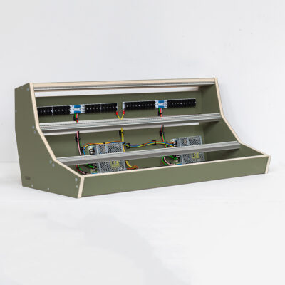 SUPERBOOTH SPECIAL: 9U 160HP Eurorack case with with Linoleum (olive)