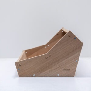 6U 84HP Eurorack case in Solid Oak (stock)