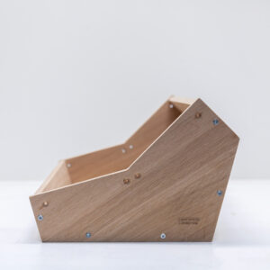 6U 104HP Eurorack case in Solid Oak (stock)