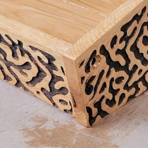 9U 60HP case with ‘turing pattern’ (stock)