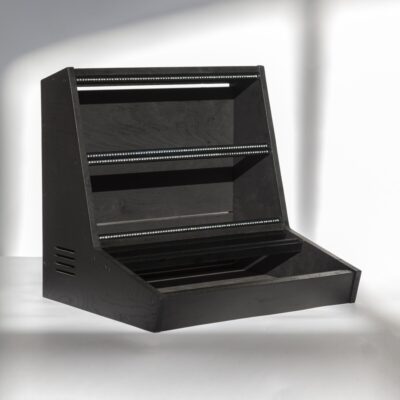 10U 74HP Eurorack case in BLACK